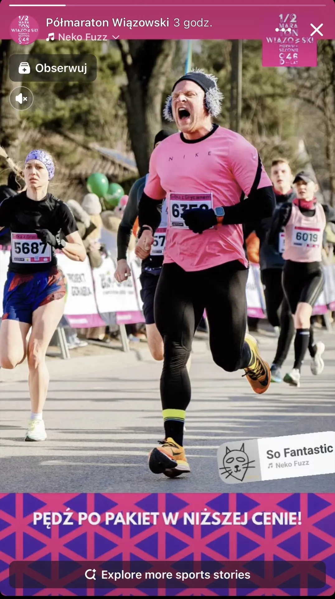 Krzysztof na rowerze